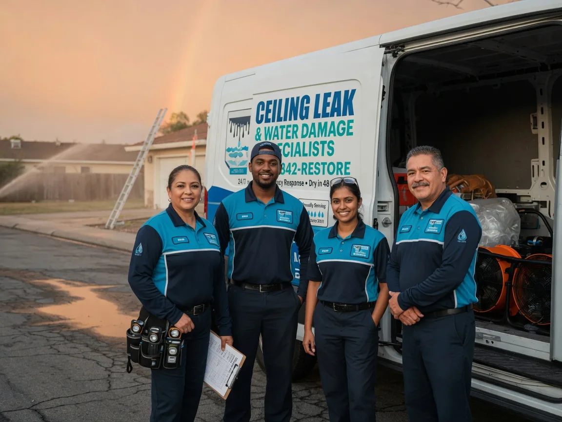 Ceiling Leak Cleanup company in Alvord, TX